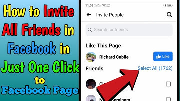 How to Invite All Friends in Facebook in Just One Click to Like your Facebook Page