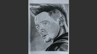 Karun Arts  Jeremy Renners Hawkeye Medium pencil sketch Time consumed  8 hours Art by  Karun Aryal sketchartHawkeyekarunarts  Facebook