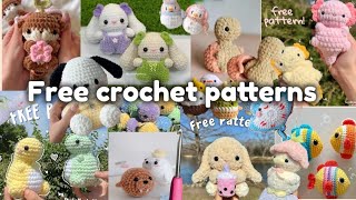 20 Free crochet patterns All tested Easy crochet ideas