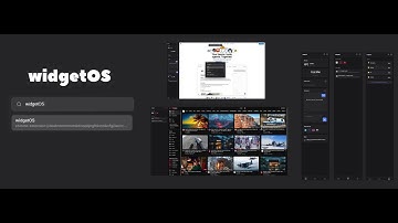 widgetOS - The dashboard you never knew you needed