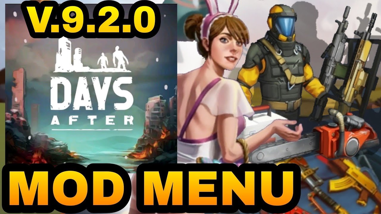 Days After NEW MOD MENU 9.2.0 || ALL FOR || Free Craft, Bot Enemy, Speed Travel Days After 9.2.0