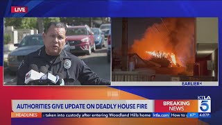 Authorities provide update on deadly Montebello house fire that killed 3 people