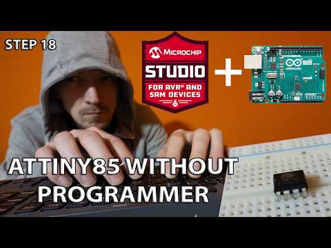 How to Program ATtiny85 in Microchip Studio Using Arduino Uno