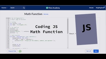 JavaScript Coding Khanacademy #1 | Math Function