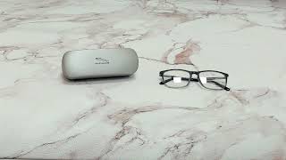 Jaguar Eyeglasses Model-31026 Color-4612 Grey Gradient/Black/Silver-Logo