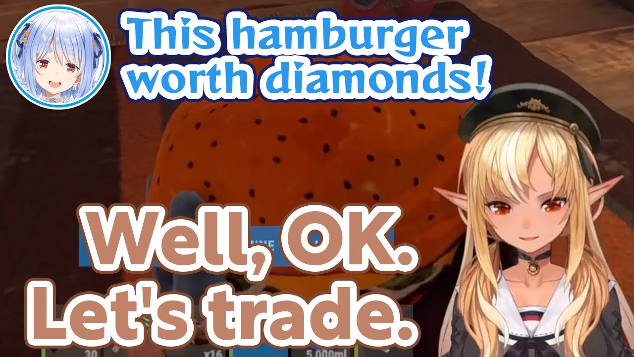 Flare makes excuse for losing the gambling by claiming that she was scammed by Pekora【Hololive Clip】