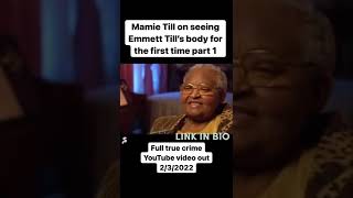 Emmett Till’s Mother Seeing his body for the first time.#truecrime #blackhistorymonth