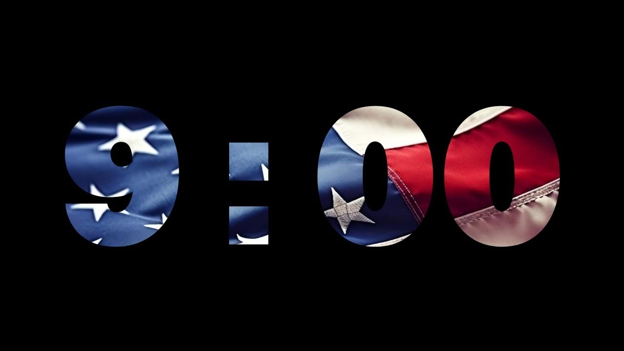 Patriotic Countdown Timer | 9:00 | American Flag - YouTube
