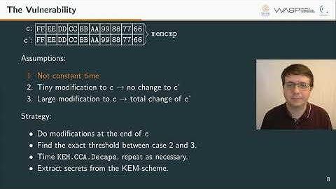 A key-recovery timing attack on post-quantum primitives using the Fujisaki-Okamoto transformati...