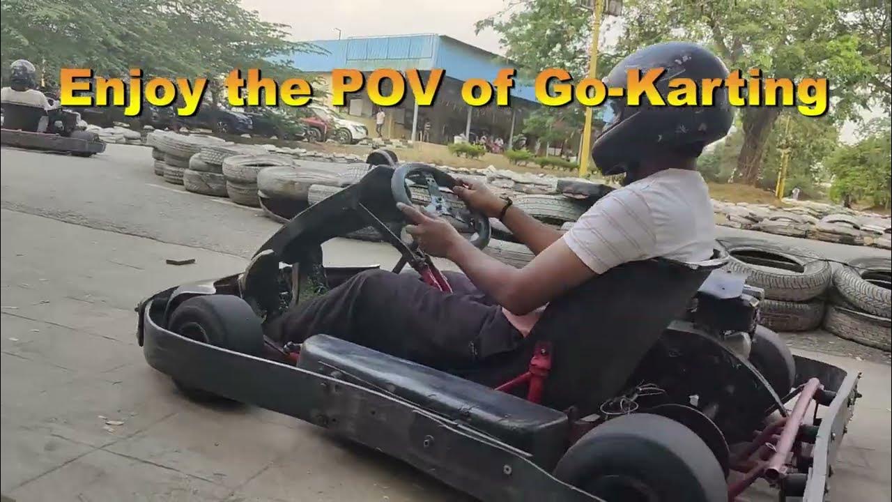 GoKart racing POV Will I come first ??? GRIPS GoKarting Bengaluru