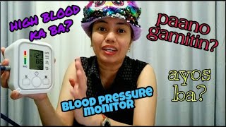 paano gamitin ang blood pressure monitor?