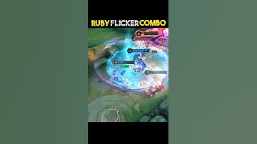 ✅ RUBY WITH THE GAME WINNING FLICKER COMBO #mobilelegends #mlbb #ruby