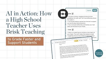 AI in Action: How a High School Teacher Uses Brisk Teaching to Grade Faster and Support Students
