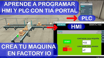 TIA PORTAL: Programando Máquinas de FACTORY IO, con PLC S7 1200 y HMI 🛠️📦