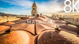 Malaga, Spain 🇪🇸 in 8K ULTRA HD 60 FPS - Travel Video