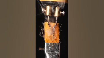 Melting а Brush With а Pyrography Pen | Close up #satisfying #asmr #relaxing