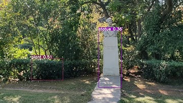 VR-Park A.I. - Object detection in urban parks (test video 2)