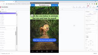 Make Mobile App. using Thunkable