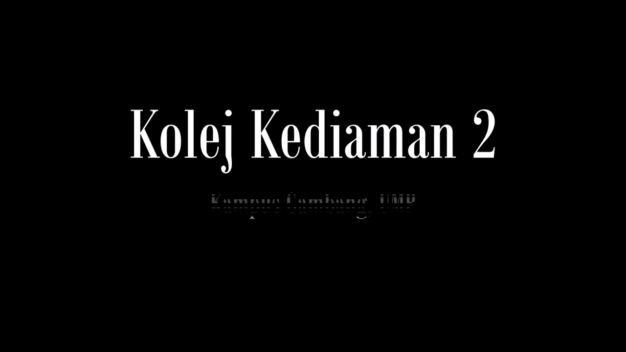 Ump Bilik Kolej Kediaman 2 Kk2 Youtube