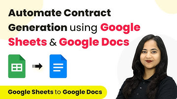 How to Create Employment Contracts: Automate Contract Generation using Google Sheets, Google Docs