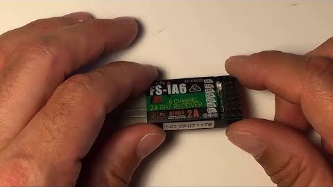 FlySky FS-IA6 Receiver easiest modification to get Battery Voltage telemetry!