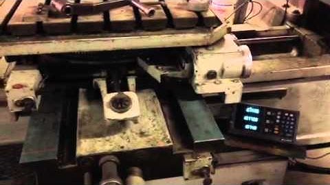 Horizontal Boring Mill with Rotary Table And Acu-Rite DRO System (Part 2)
