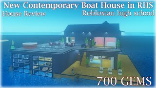 New Contemporary Boat House review in Robloxian high school