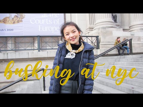 busking at nyc | jennifer &amp;amp; jessica jeon | paraguayman