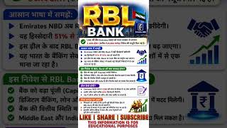 RBL Bank में UAE का बड़ा निवेश! क्या अब बदलेगी बैंक की किस्मत?