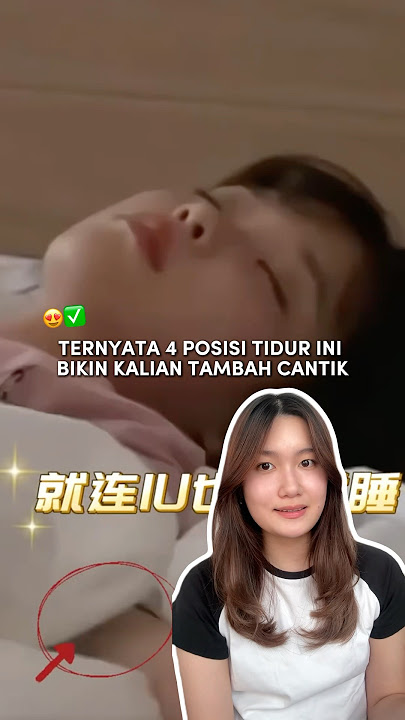 It turns out that these 4 sleeping positions make you more beautiful😍