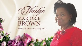 Celebrating the Life of Marjorie Brown