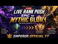 Live Rank From Epic to Mythic Glory #shortslive #moba5v5 #mobalengends #mobalive