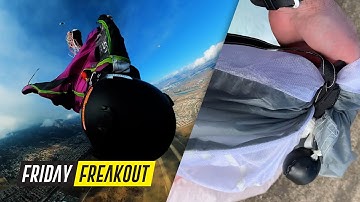 Friday Freakout: Wingsuiter Has Pilot Chute In Tow, Caused by Bridle Knot