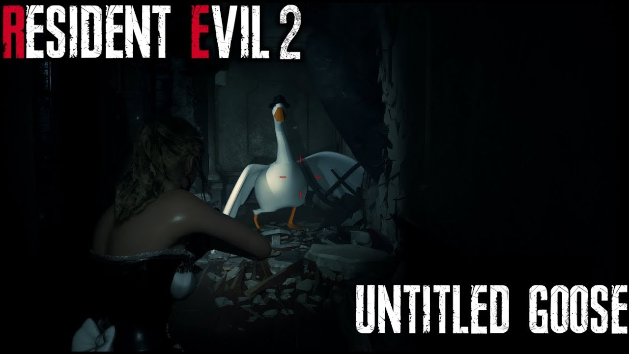 Someone Modded The Untitled Goose Game Goose Into Resident Evil 2