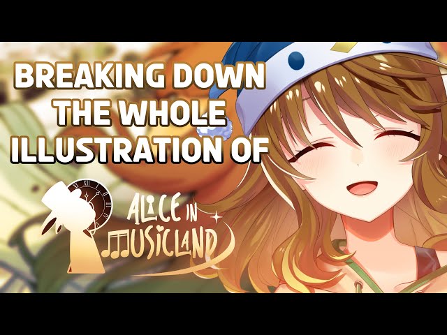 【Free Talk】The Whole Illustrations of Alice in Musicland + Break Announcement【NIJISANJI / にじさんじ】のサムネイル