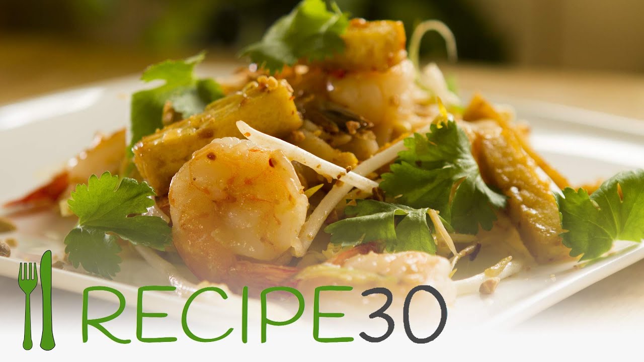 PAD THAI NOODLES WITH SHRIMP | Recipe30