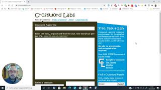 Andrea Cartotto - Come creare un cruciverba online con Crossword Labs screenshot 5