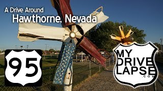 Driving around Hawthorne, Nevada