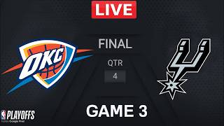 NBA LIVE! San Antonio Spurs vs Oklahoma City Thunder Game 3 | May 23, 2026 NBA Playoffs LIVE