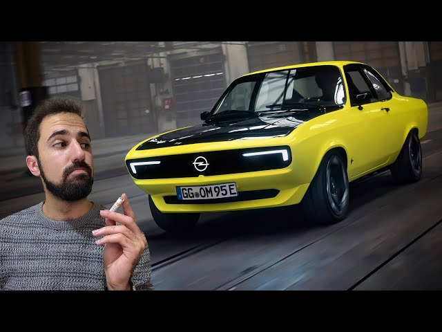 Opel Manta GSe ElektroMOD: un coupé clásico reinventado como coche eléctrico