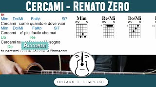 Cercami (Renato Zero) - Accordi Chitarra