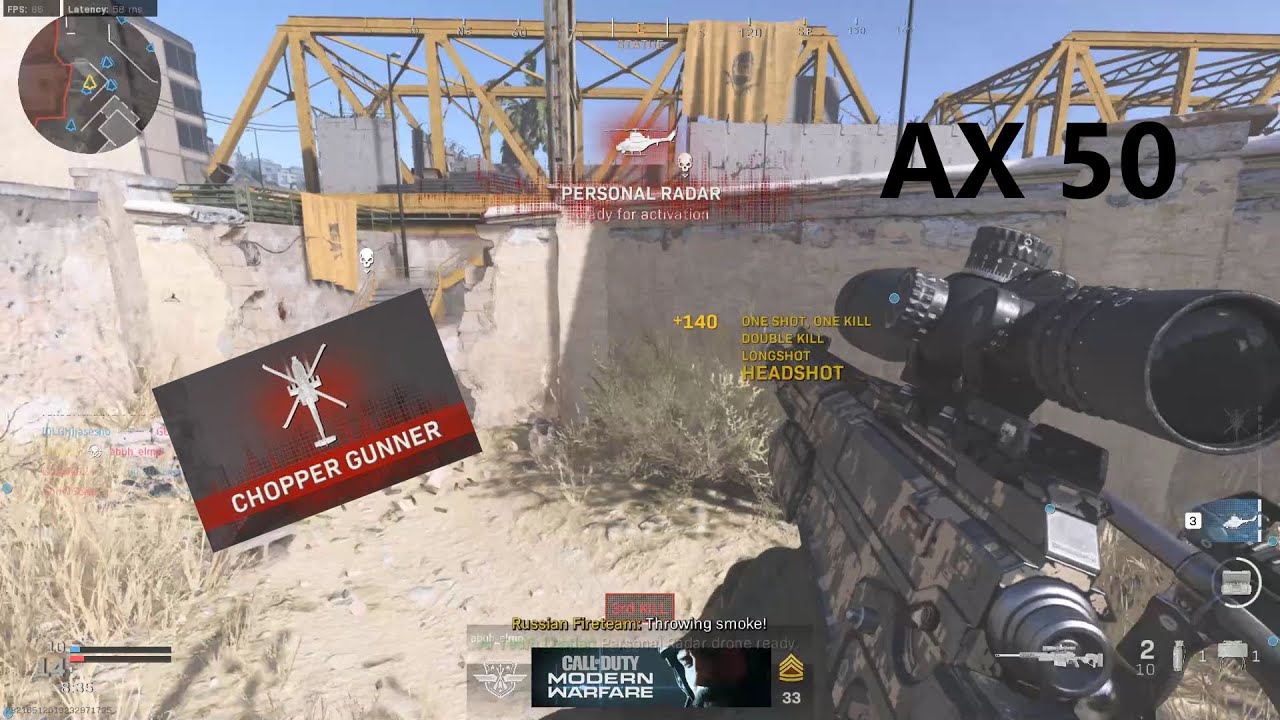 AX 50 SNIPING (Call of Duty Modern Warfare 2019) - YouTube