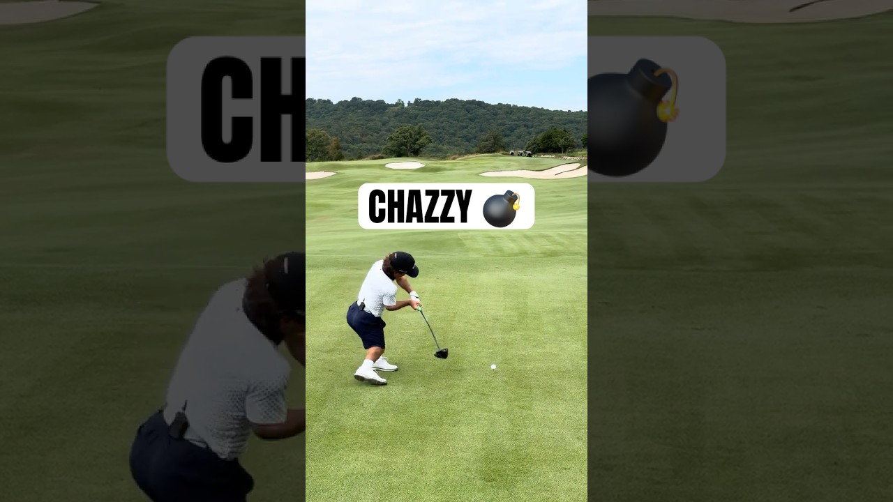 Chazzy Bomb!!! #golf #golfswing #pure #golfing