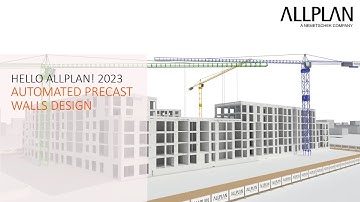 Hello Allplan! 2023 - Automatic precast walls design