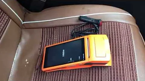 Android pos terminal MHT-V1 with car charging plug