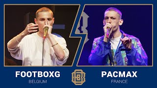 Beatbox World Championship 🇧🇪 FootboxG vs PACmax 🇫🇷 Men's Final 2023