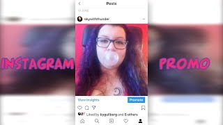 INSTAGRAM PROMO | My vlog channel is 1 year old!