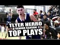 Tyler Herro Senior Season TOP PLAYS!! Kentucky Commit Makes CLUTCH Shots!!