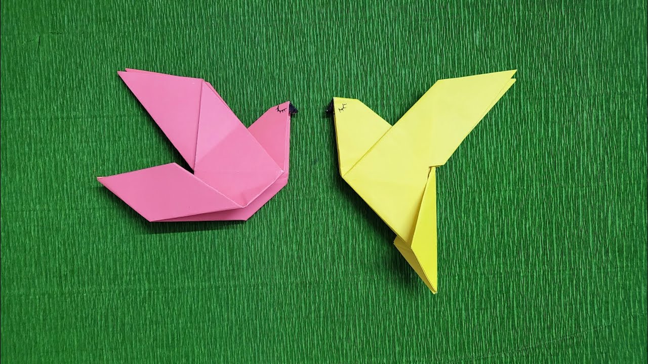 Origami Bird / How to make paper bird / paper bird / origami bird easy 
