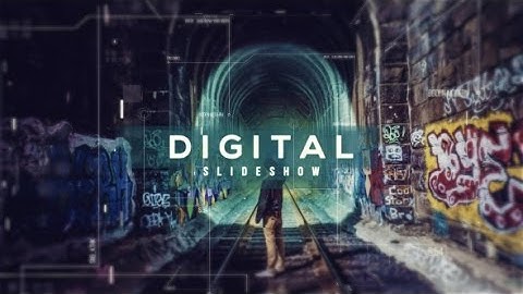Digital Parallax Slideshow | Opener (After Effects Template)